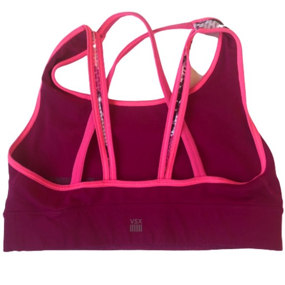 Victoria's Secret VSX Sports Bra Strappy Exercise Workout - Picture 9 of 11